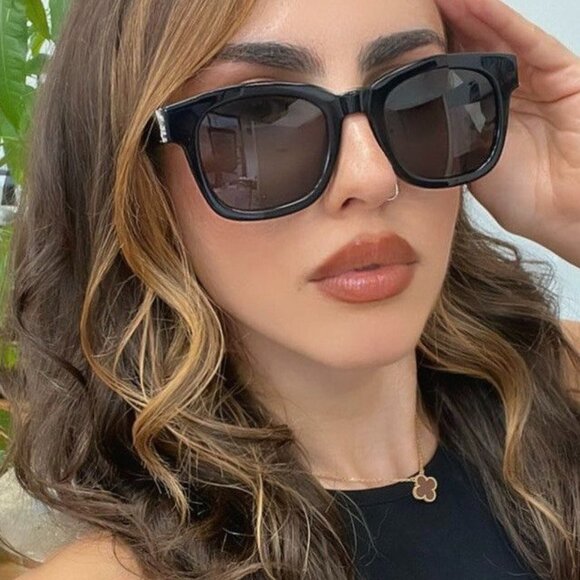 ?️ New Saint Laurent SLM124 001 Sunglasses - Black Frame, Black Lenses main image 11